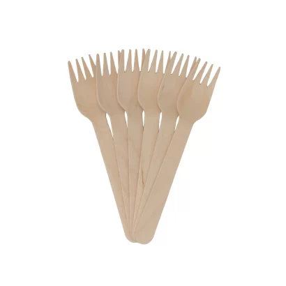 Wooden Forks Takeaway 1x100