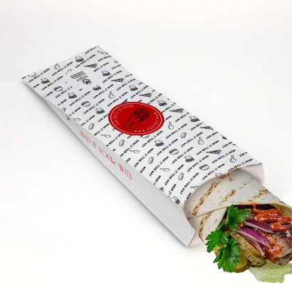 Durum Bag Greaseproof(Wrap it Your Way)10cmx28cm Aprx600