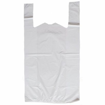 White Jumbo Carrier Bag 1x1000